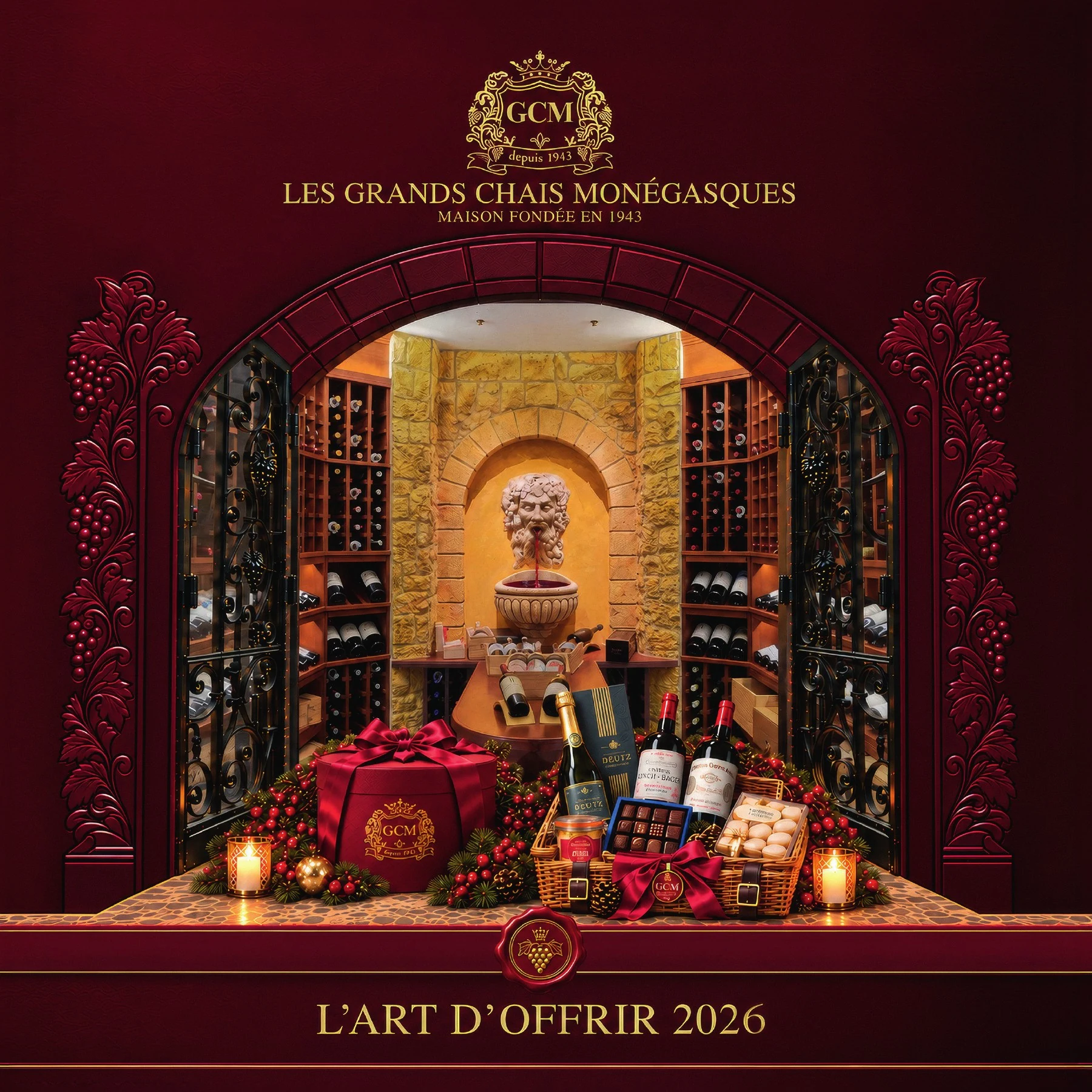 Couverture du catalogue de Noël GCM
